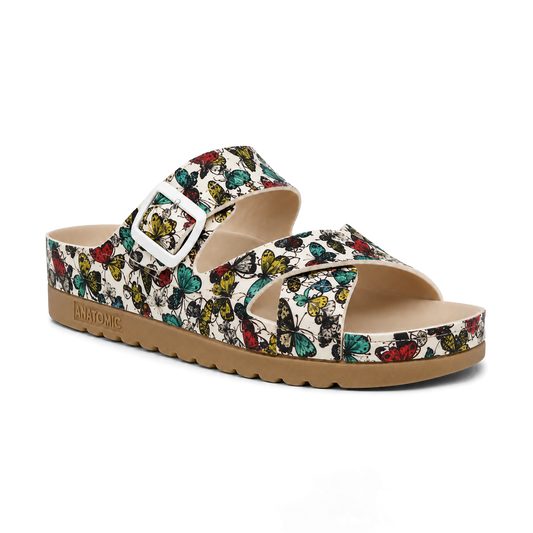 Ibiza Ivory Multicolor Butterfly