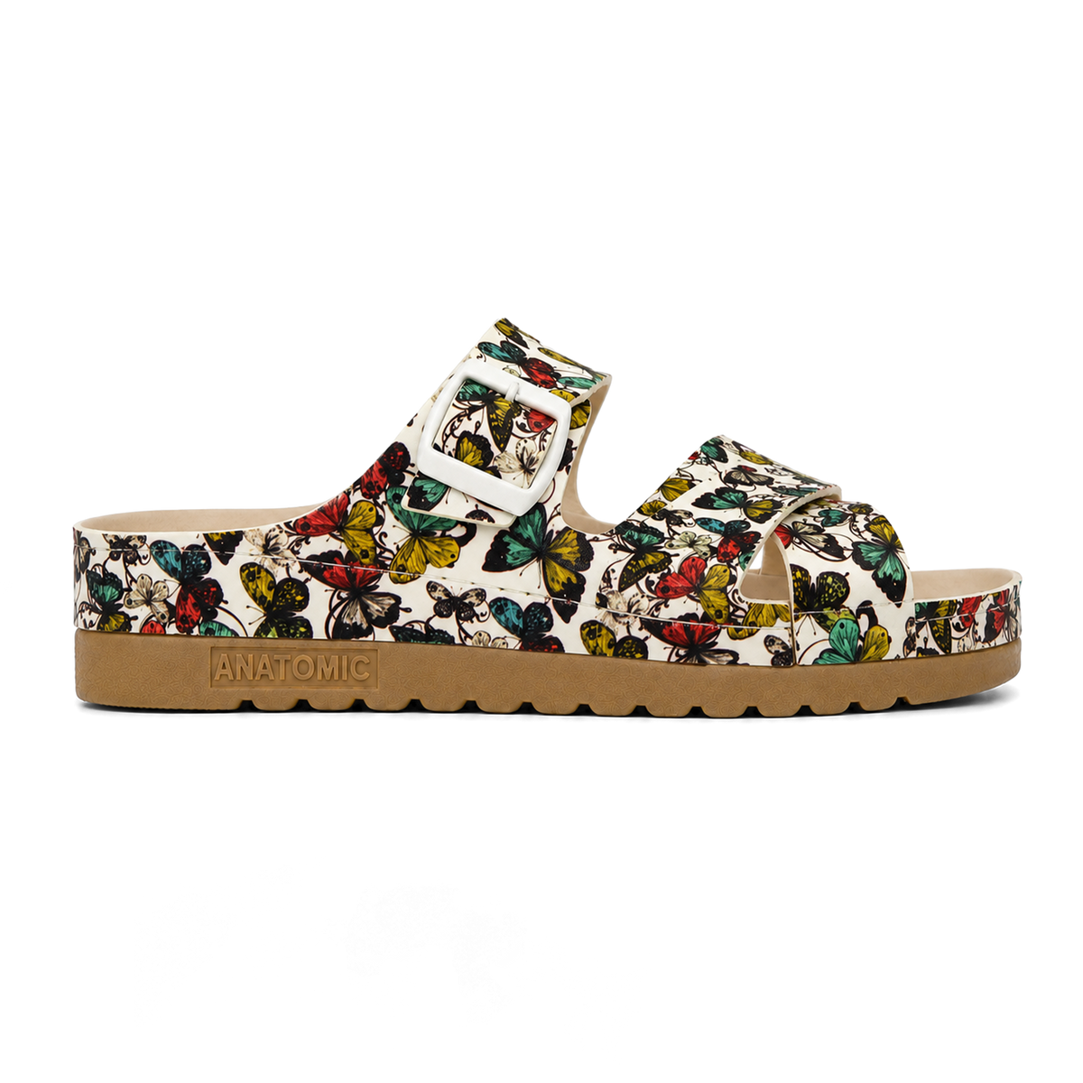 Ibiza Ivory Multicolor Butterfly