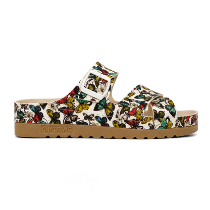 Ibiza Ivory Multicolor Butterfly