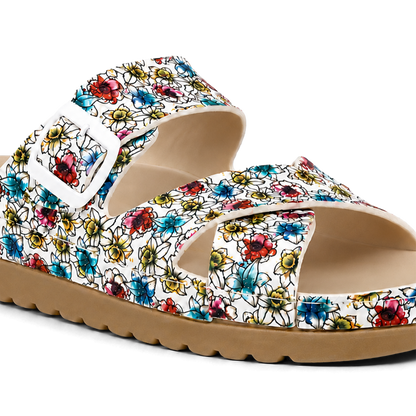 Ibiza White Mulitcolor Floral