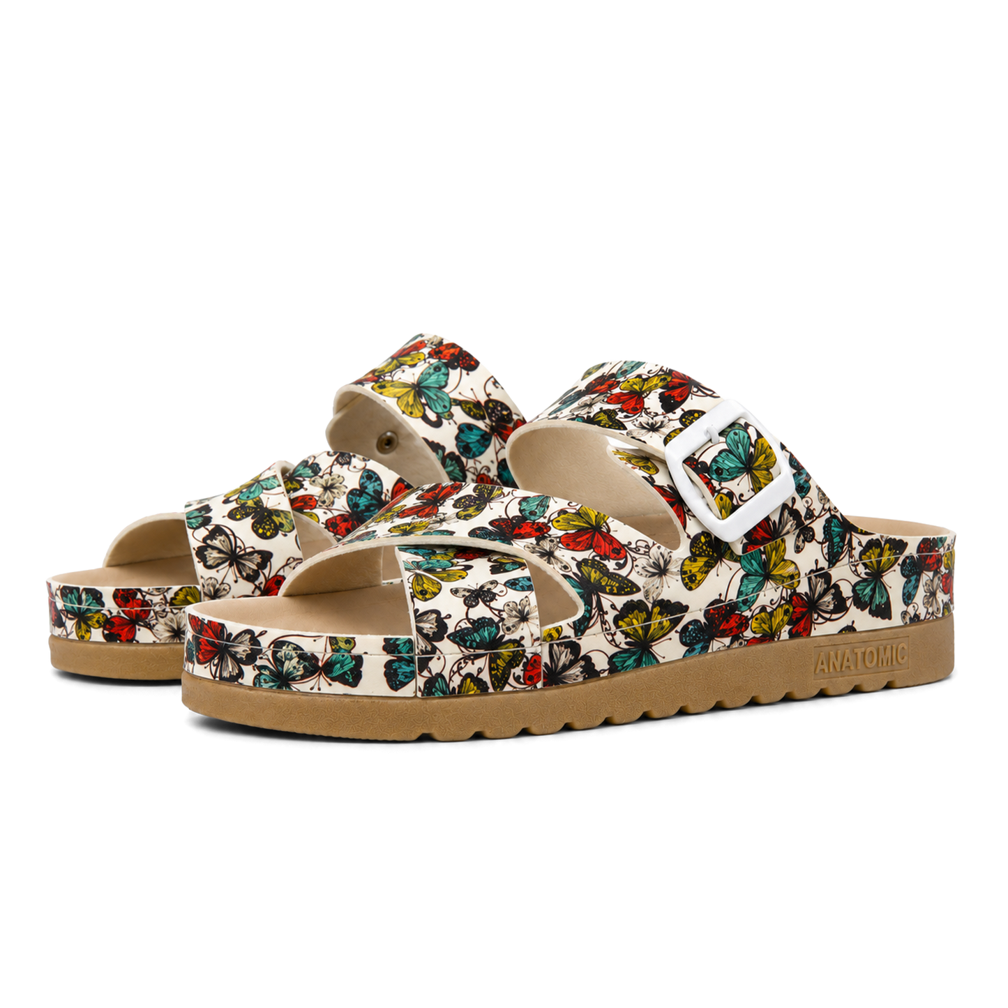 Ibiza Ivory Multicolor Butterfly